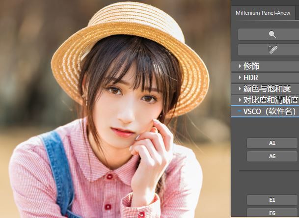 【S324】千年王国修饰面板Millenium Photoshop Panel1.0 中文版六合一磨皮调色插件PS2018