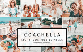 【S652】Coachella Influencer 旅拍温暖人像胶片预设