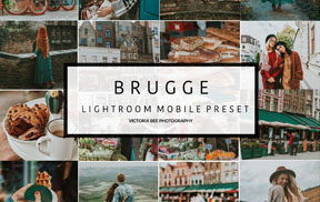 【S722】比利时旅游摄影布鲁日人像旅拍LR预设+移动LR预设 VictoriaBee BRUGGE Lightroom Presets