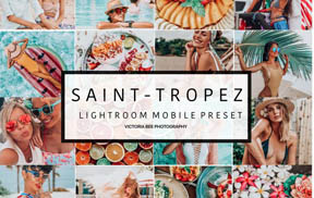 【S736】Saint Tropez旅拍人像ins预设