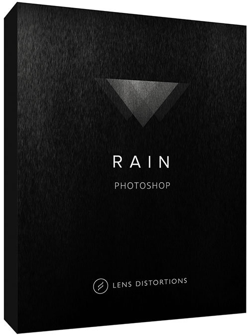 【S627】Lens Distortions下雨合成素材和下雨PS动作