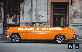 【P199】黑金城市旅拍胶片Lightroom预设Black x Orange – Urban CR Filter