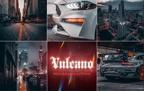 【P392】工业风未来科幻城市夜景街拍黑金胶片预设Vulcano PRO Lightroom