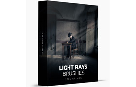 【M387】PS光线笔刷 丁达尔光笔刷Joel Grimes Light Rays Photoshop Brushes