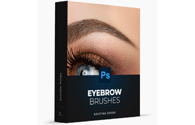【M401】10款眉毛PS笔刷Kristina Sherk – Eyebrow Brushes