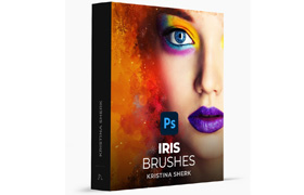 【M404】高品质虹膜PS笔刷SharkPixel Kristina Sherk Iris Brushes