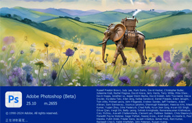 【S1373】机器象Adobe Photoshop 2024(Beta) v 25.11(2675)  ACR16.3.1含移除工具、参数滤波器滤镜