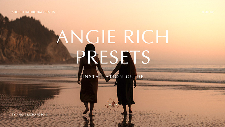 【P736】暖调人像预设含黑白色调ANGIE RICH  PRESETS